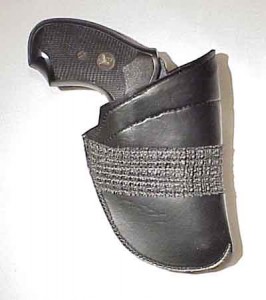 revolver in a pocket holster