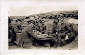 wwi trench eating table