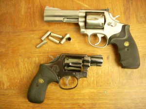 hard used 357 magnum and 38 snubby in seoia tones