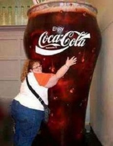 giant coca cola glass