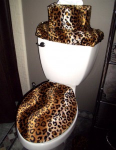 fur toilet seat cozy