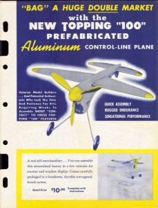 control line model airplane