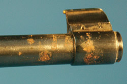 rusty rifle barrel