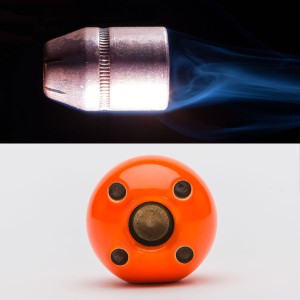 alternative ballistics ball with bullet imbedded in base