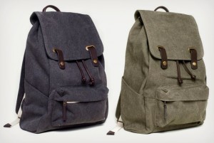 two alpine canvas backpacks