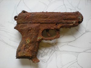 rusty gun