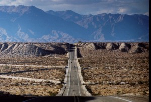 desert and mountains in west Texas