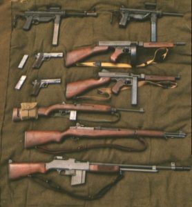 small arms available to the american gi during wwii